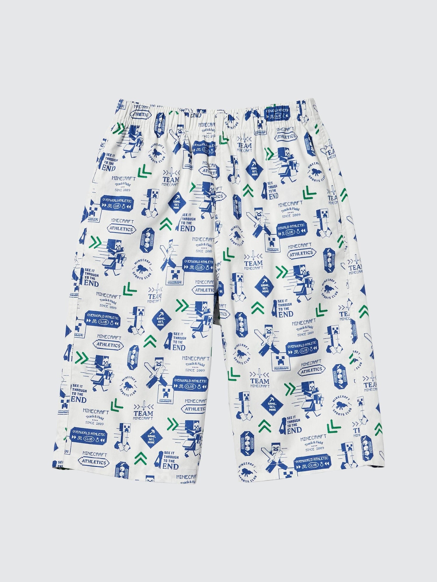 유니클로 바지 일본 UNIQLO 마인크래프트 코튼 스테테코 484985 라이트 그레이