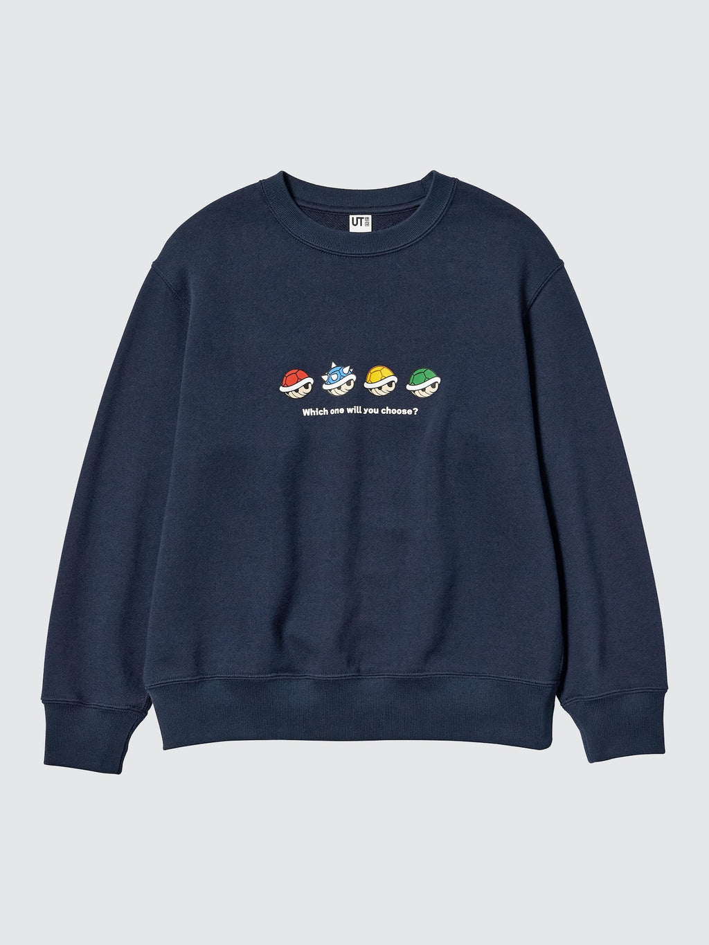 유니클로 키즈 긴팔 일본 UNIQLO 마리오 카트 월드 히든 프린트 스웻셔츠 티셔츠 491378