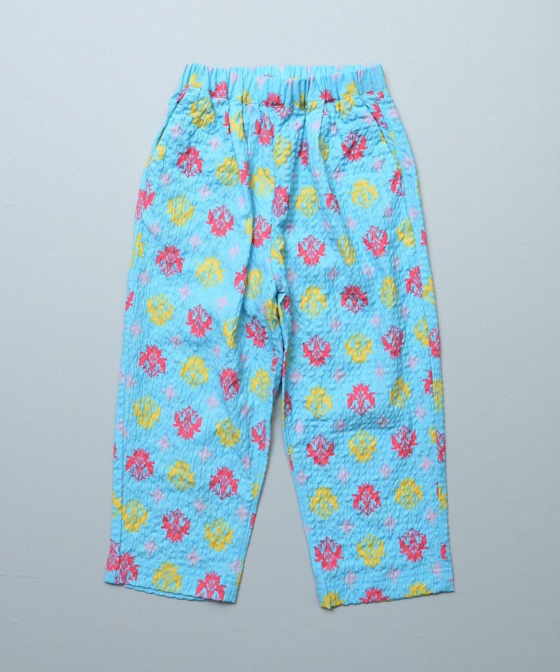 마키즈 바지 일본 MARKEY'S 플라워 체크 패턴 9부 팬츠 3컬러