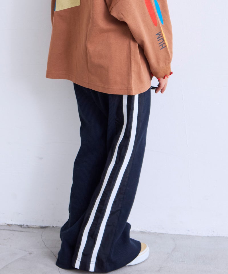마키즈 바지 일본 MARKEY'S 와플 새틴 플레어 팬츠 3컬러