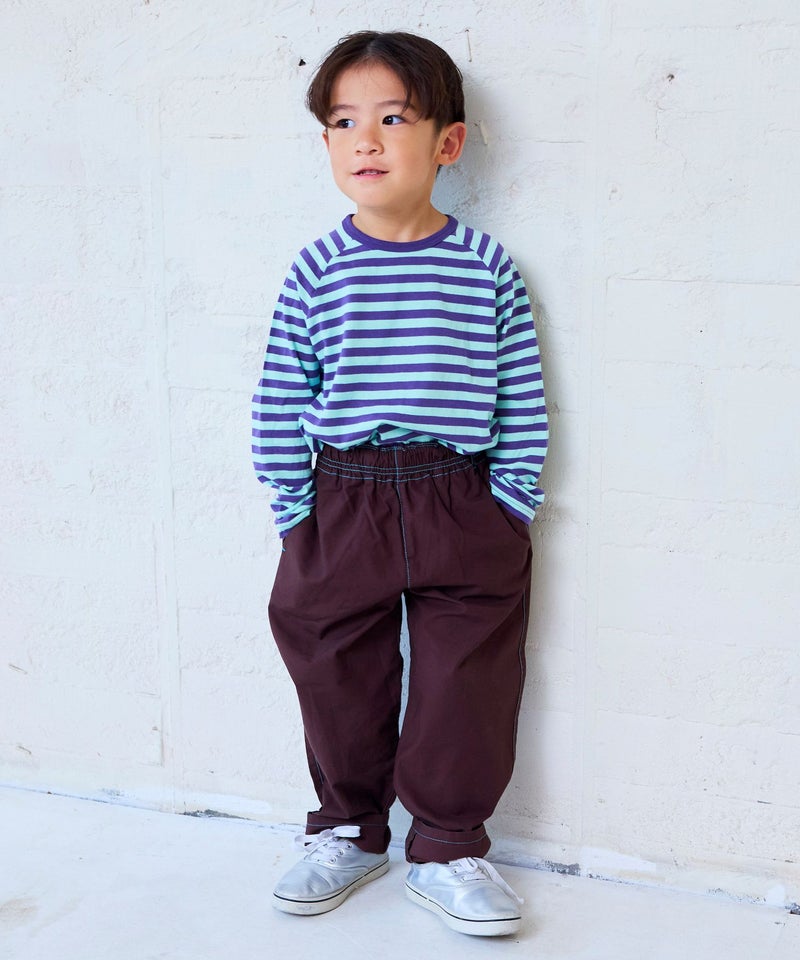 마키즈 긴팔 일본 MARKEY'S 선염 나그랑 스트라이프 보더 티셔츠 6컬러