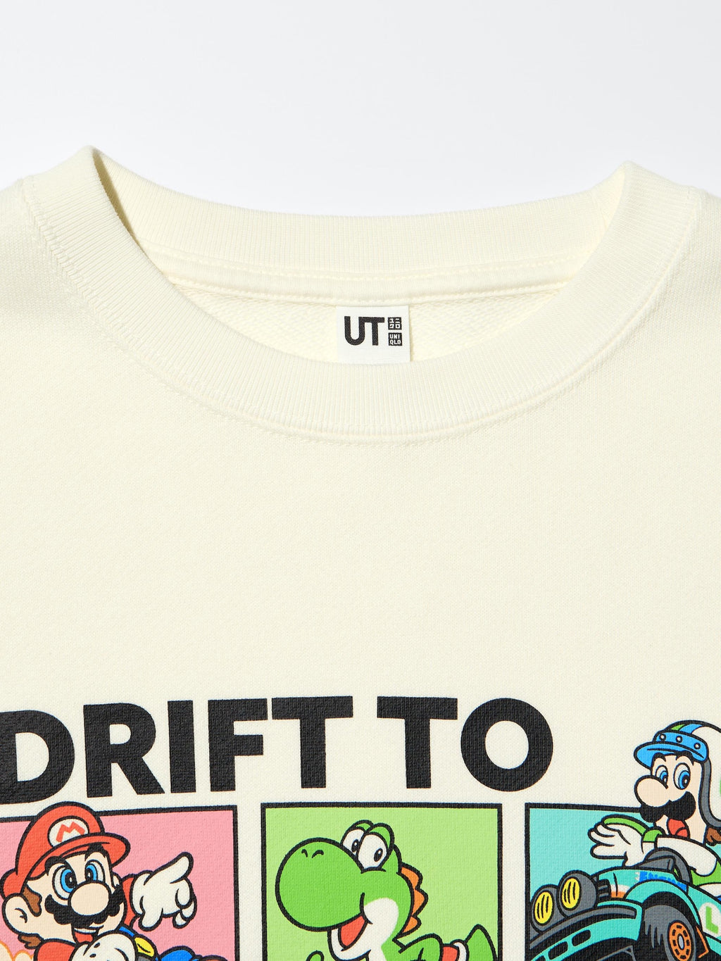 유니클로 키즈 긴팔 일본 UNIQLO 마리오 카트 월드 빅토리 스웻셔츠 티셔츠 491376