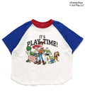 Breeze Kids T-shirt Japanese Toddler Long Sleeve Sesame Street Fur-Free Strainer 5 Colors 