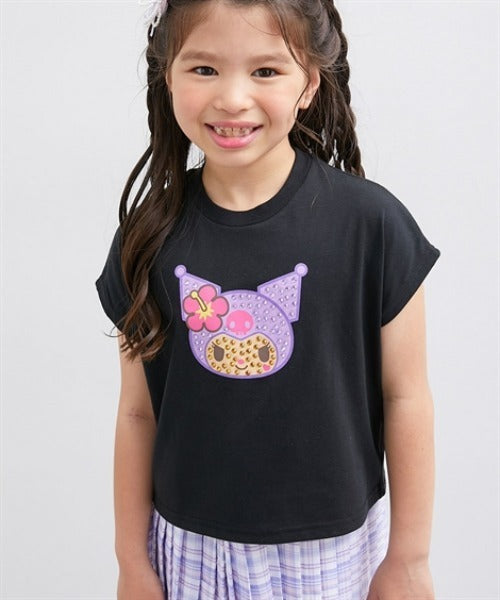 Makiz Kids T-shirt Japanese long-sleeved tee boa fleece snap jacket style 4 colors 