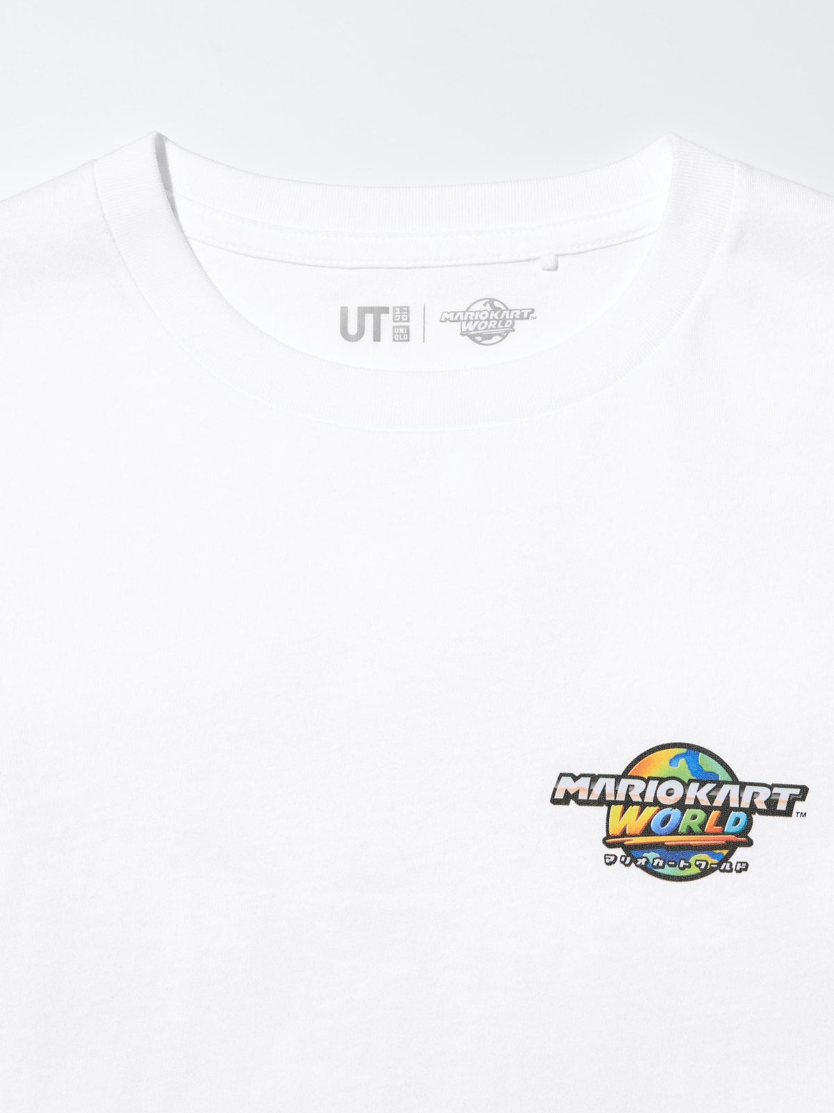 유니클로 키즈 반팔 일본 UNIQLO UT 마리오 카트 월드 백 프린트 티셔츠 488309