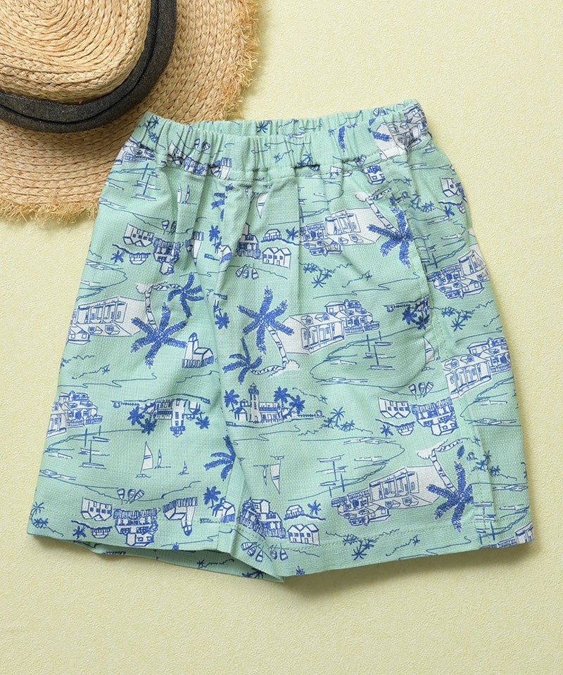마키즈 바지 일본 MARKEY'S 파나마 프린트 반바지 10컬러