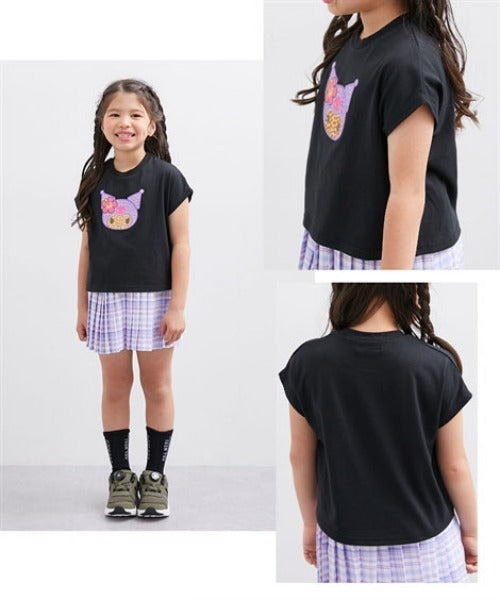 Makiz Kids T-shirt Japanese long-sleeved tee boa fleece snap jacket style 4 colors 