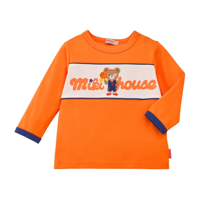 미키하우스 긴팔 일본 MIKIHOUSE 스포츠 토끼 푸치 베어 데일리 티셔츠 4컬러