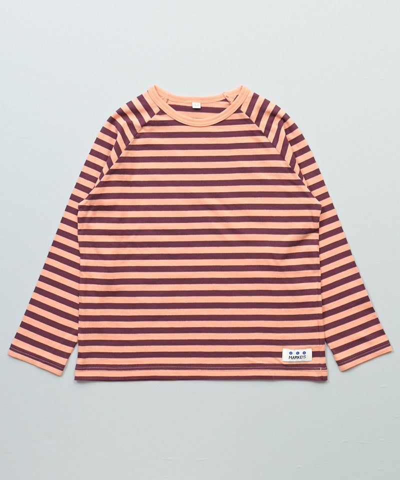 마키즈 긴팔 일본 MARKEY'S 선염 나그랑 스트라이프 보더 티셔츠 6컬러