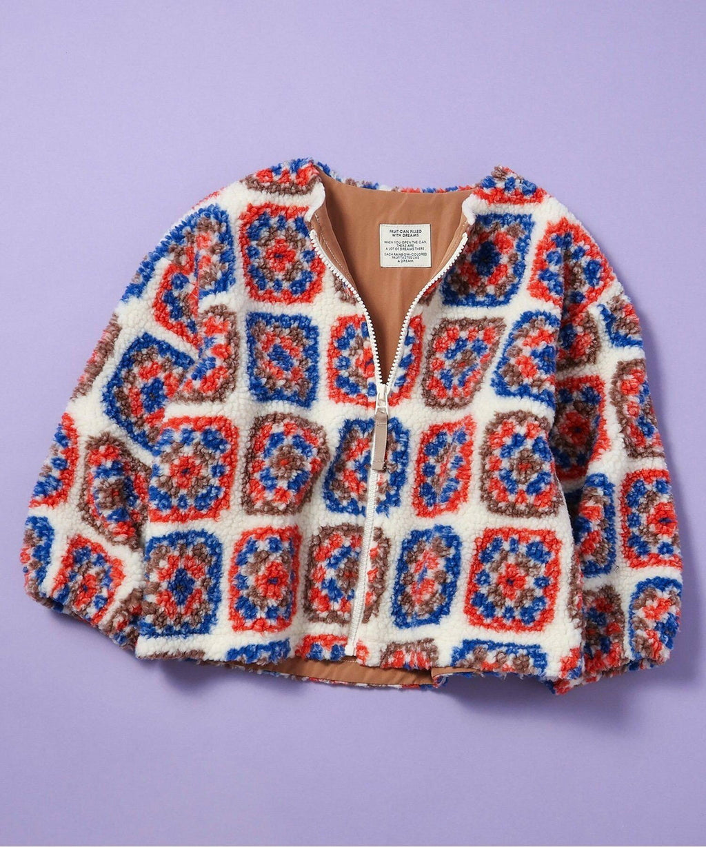 เสื้อแจ็กเก็ตผ้าฟลีซขนแกะ BREEZE Japan รุ่น Jacquard Fleece 5 สี