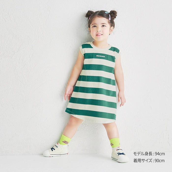 미키하우스 치마 일본 MIKIHOUSE 보더 스트라이프 원피스 4컬러