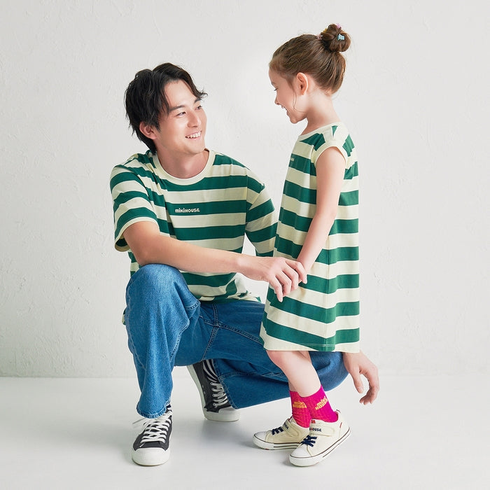 미키하우스 치마 일본 MIKIHOUSE 보더 스트라이프 원피스 4컬러