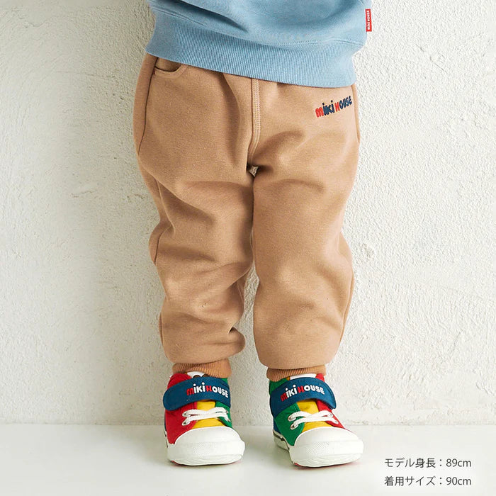 미키하우스 바지 일본 키즈 트레이닝 팬츠 스트레치 미키 로고 4컬러