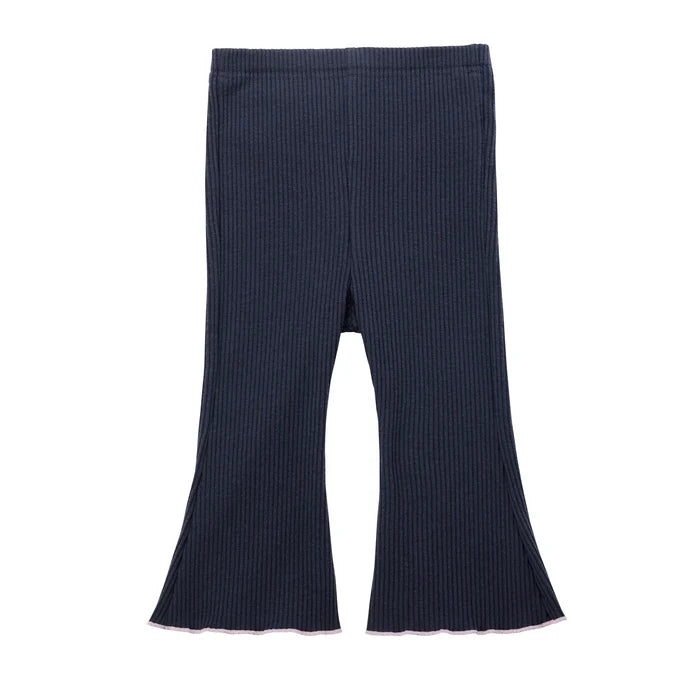 미키하우스 바지 일본 키즈 유아 긴바지 리브니트 플레어 팬츠 4컬러