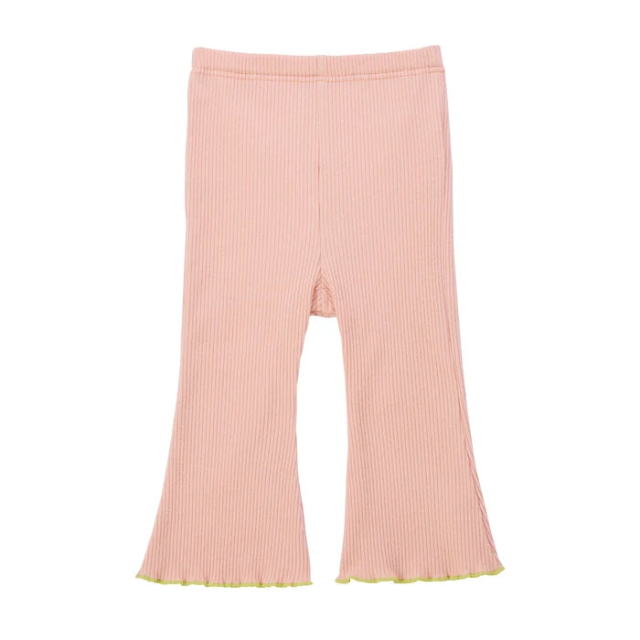 미키하우스 바지 일본 키즈 유아 긴바지 리브니트 플레어 팬츠 4컬러