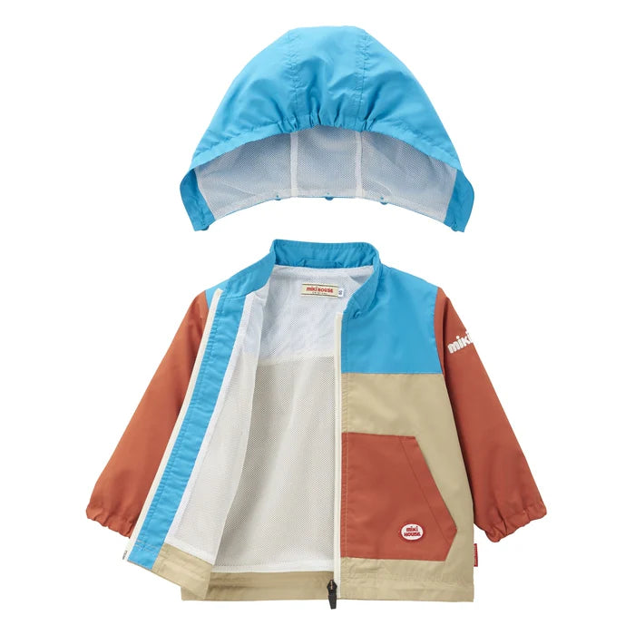 미키하우스 바람막이 일본 키즈 자켓 후드 자수 로고 3컬러