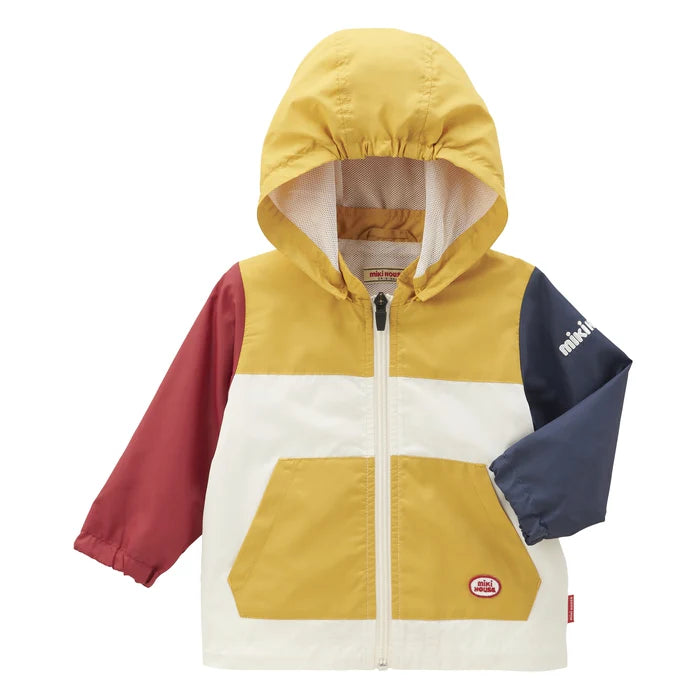 미키하우스 바람막이 일본 키즈 자켓 후드 자수 로고 3컬러