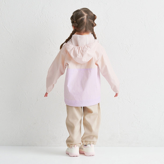 미키하우스 키즈 자켓 일본 유아 바람막이 레트로 로고 후드 윈드 브레이커 2컬러