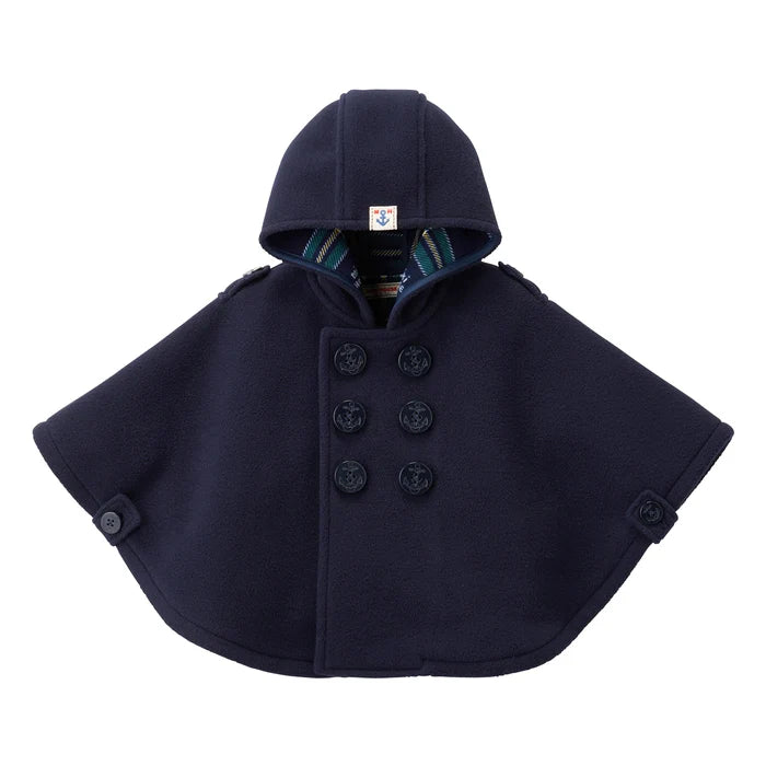 미키하우스 망토 일본 키즈 아기 케이프 플리스 클래식 코트 스타일 4컬러