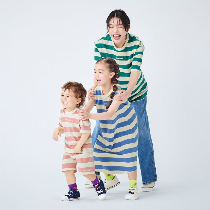 미키하우스 티셔츠 일본 MIKIHOUSE 보더 스트라이프 4컬러