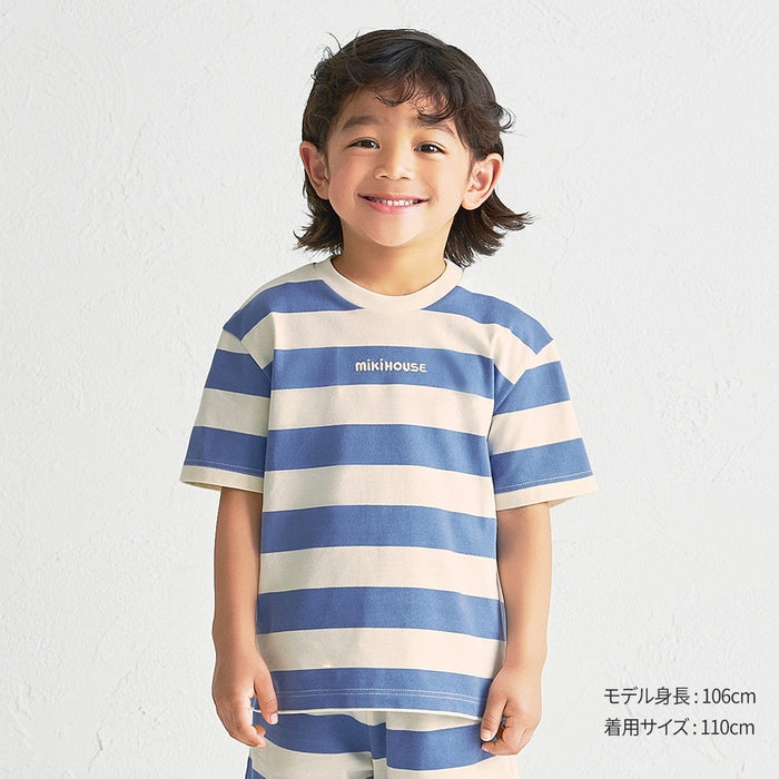 미키하우스 티셔츠 일본 MIKIHOUSE 보더 스트라이프 4컬러