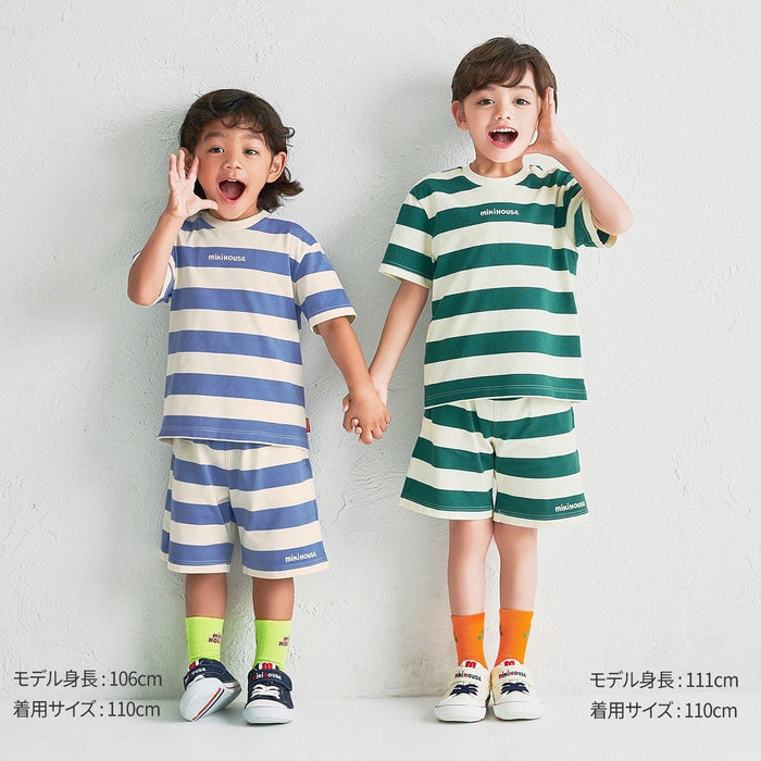 미키하우스 티셔츠 일본 MIKIHOUSE 보더 스트라이프 4컬러