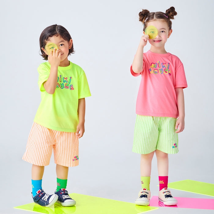 미키하우스 티셔츠 일본 MIKIHOUSE 브랜드 로고 반팔티 3컬러