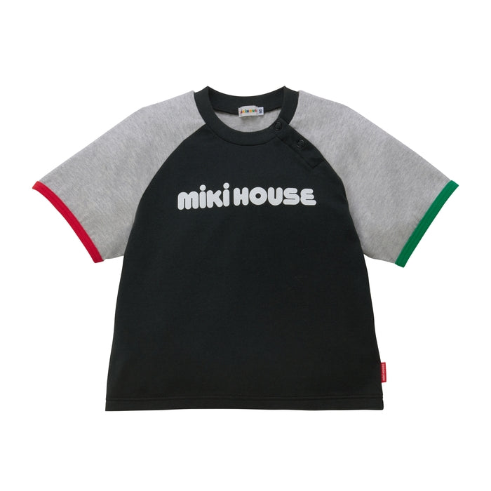 미키하우스 키즈 티셔츠 일본 반팔티 백로고 투톤 4컬러