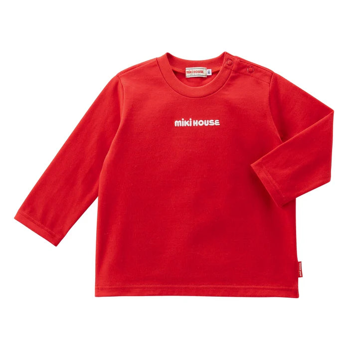 미키하우스 티셔츠 일본 키즈 긴팔티 센터 로고 디자인 6컬러