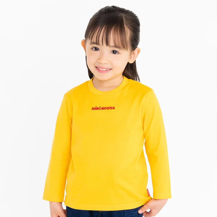 미키하우스 티셔츠 일본 키즈 긴팔티 센터 로고 디자인 6컬러