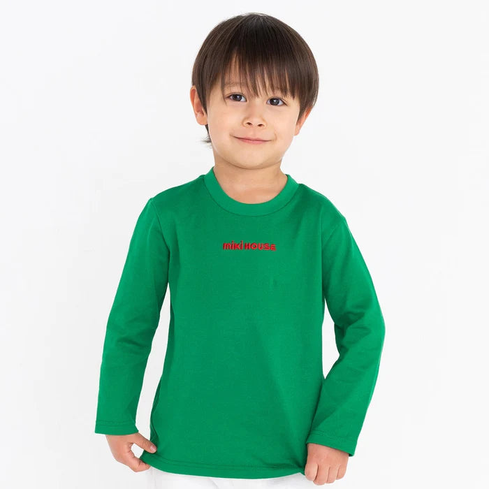 미키하우스 티셔츠 일본 키즈 긴팔티 센터 로고 디자인 6컬러