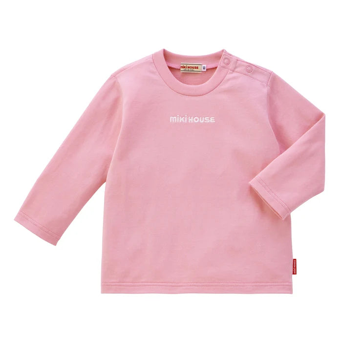 미키하우스 티셔츠 일본 키즈 긴팔티 센터 로고 디자인 6컬러