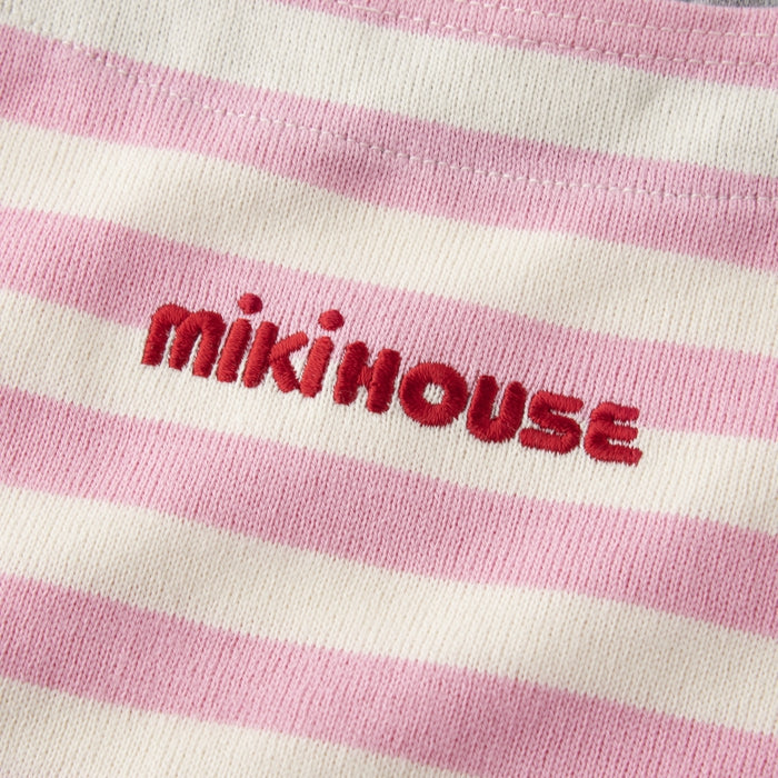 미키하우스 티셔츠 일본 키즈 긴팔티 레이어링 스트라이프 4컬러