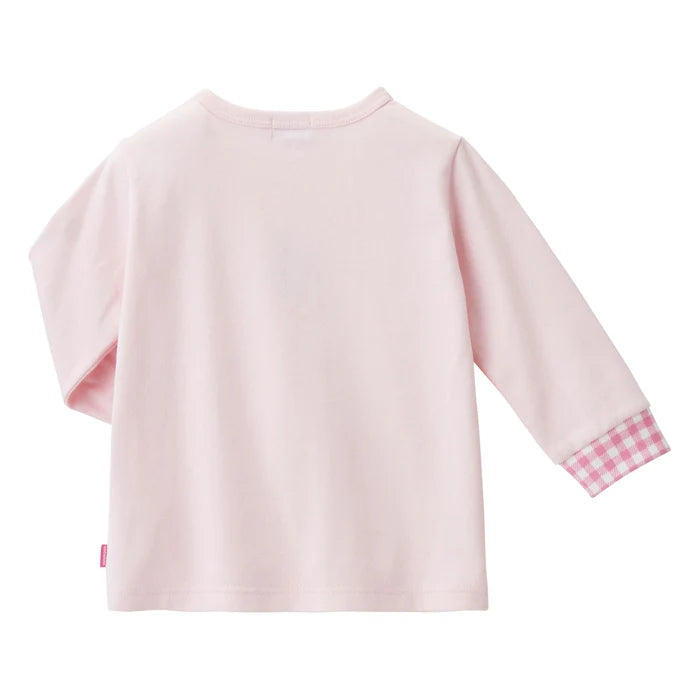 미키하우스 티셔츠 일본 키즈 긴팔티 커프 캐릭터 여아 2컬러