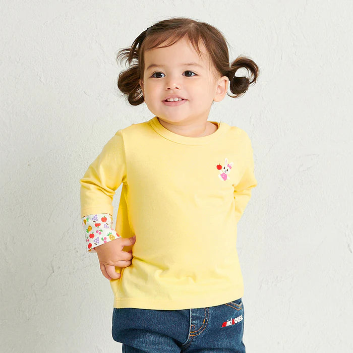 미키하우스 티셔츠 일본 키즈 긴팔 봄 테마 캐릭터 4컬러