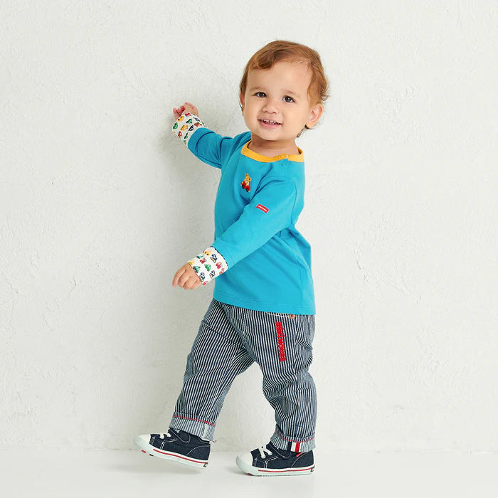 미키하우스 티셔츠 일본 키즈 긴팔 봄 테마 캐릭터 4컬러