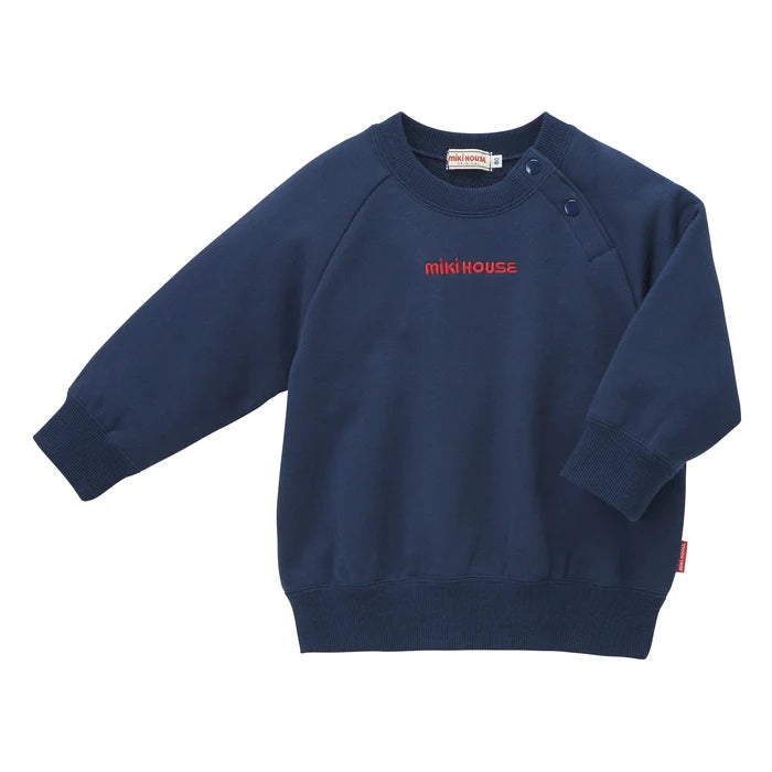 미키하우스 티셔츠 일본 키즈 긴팔티 무지 센터 로고 맨투맨 6컬러