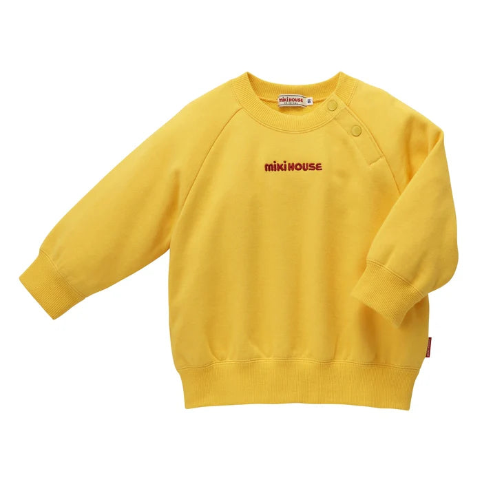 미키하우스 티셔츠 일본 키즈 긴팔티 무지 센터 로고 맨투맨 6컬러