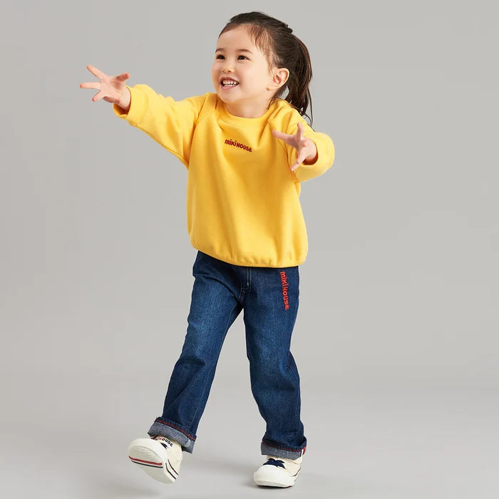 미키하우스 티셔츠 일본 키즈 긴팔티 무지 센터 로고 맨투맨 6컬러