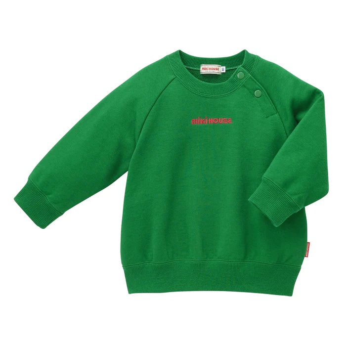 미키하우스 티셔츠 일본 키즈 긴팔티 무지 센터 로고 맨투맨 6컬러