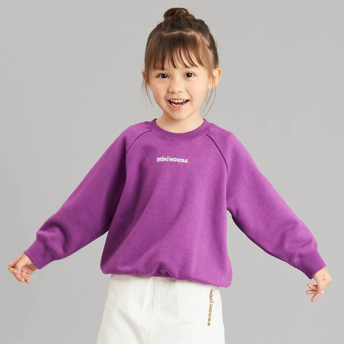 미키하우스 티셔츠 일본 키즈 긴팔티 무지 센터 로고 맨투맨 6컬러