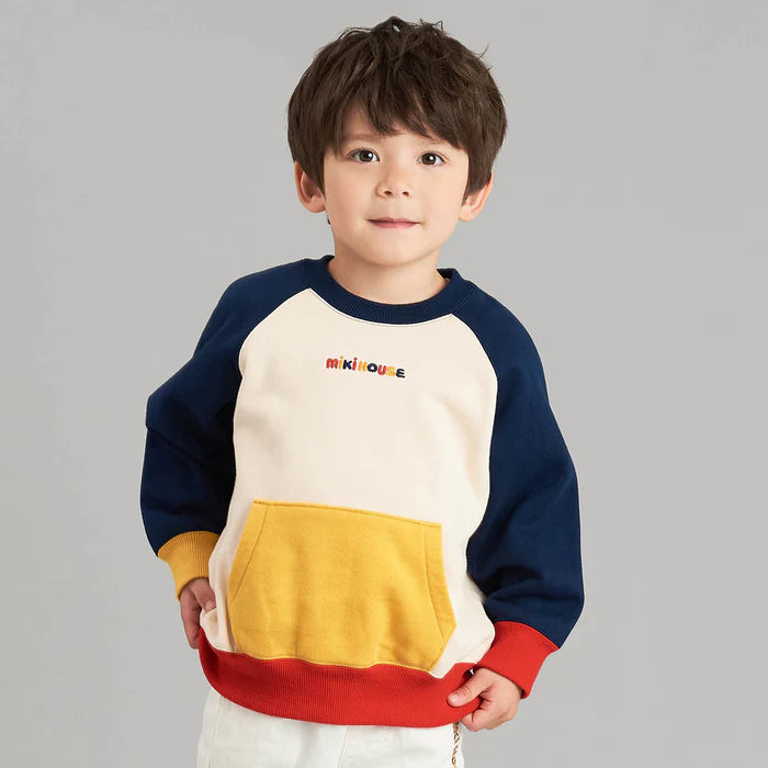 미키하우스 티셔츠 일본 키즈 긴팔티 백 로고 맨투맨 3컬러