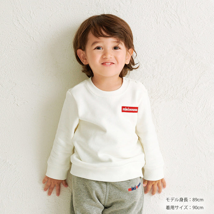 미키하우스 맨투맨 일본 키즈 긴팔 티셔츠 레드 로고 6컬러