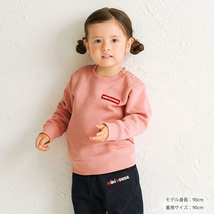 미키하우스 맨투맨 일본 키즈 긴팔 티셔츠 레드 로고 6컬러