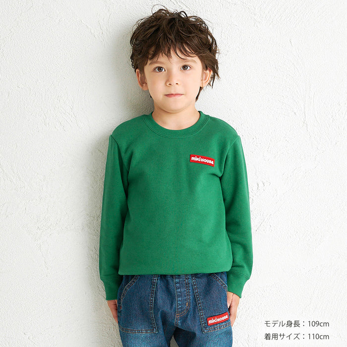 미키하우스 맨투맨 일본 키즈 긴팔 티셔츠 레드 로고 6컬러