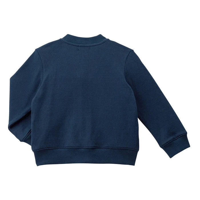 미키하우스 가디건 일본 키즈 카디건 앰블럼 와펜 브이넥