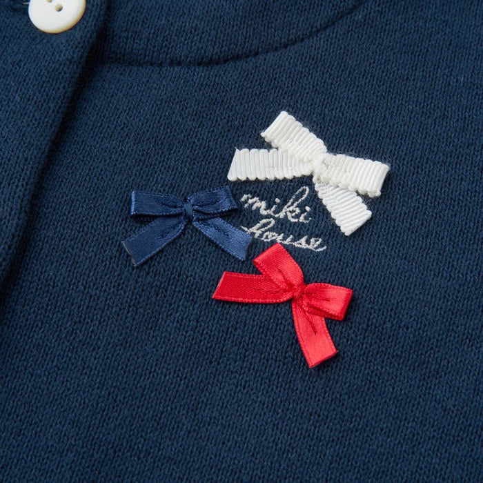 미키하우스 가디건 일본 키즈 리본 여아 자켓