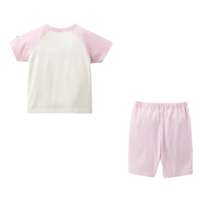 미키하우스 티셔츠 일본 키즈 잠옷 반팔 반바지 세트 2컬러