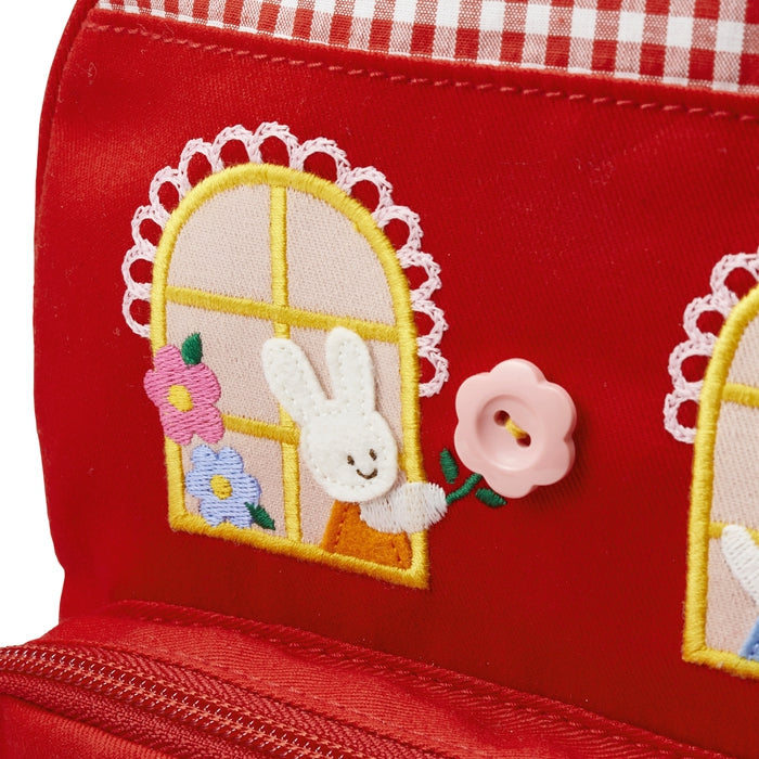 미키하우스 백팩 일본 가방 우사코 프렌즈 보물찾기 자수 디자인