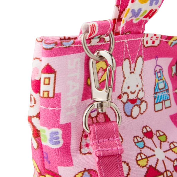 미키하우스 키즈 가방 일본 유아 토트 숄더백 레트로 게임 디자인 2컬러